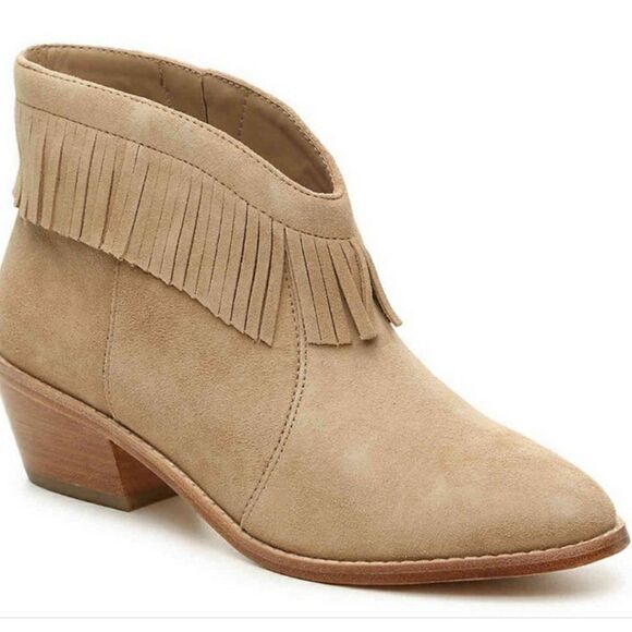 Joie Shoes - JOIE Makena Fringe Women's 37 US 7M Suede Leather Ankle Boot